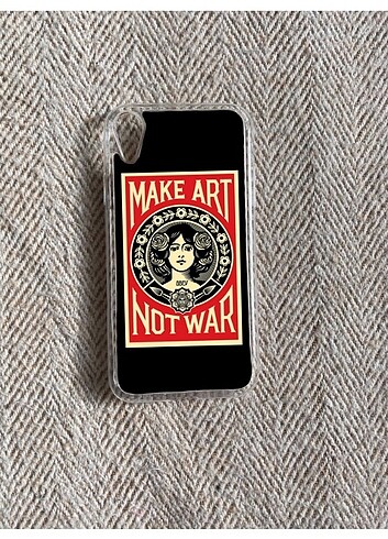 Make Art Not War iPhone Samsung Huawei Kılıf