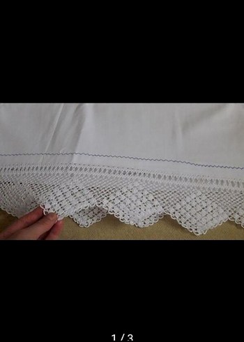 Beyaz dantel çarşaf - Görsel 2