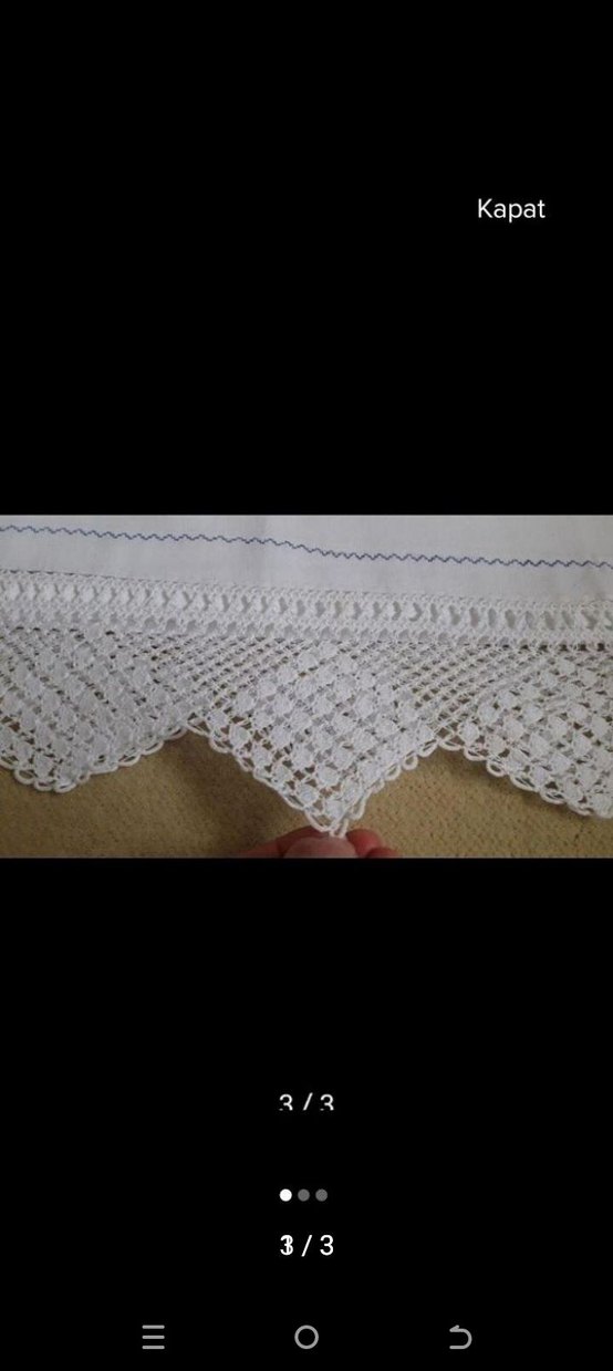 Beyaz dantel çarşaf - Görsel 3