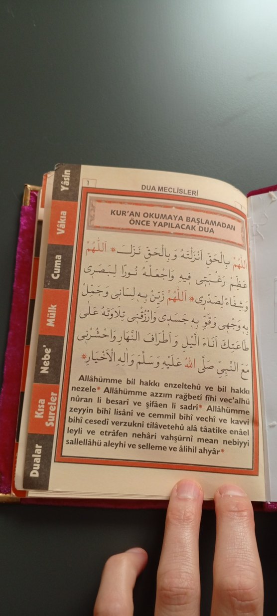 Kadife Kapaklı Pembe Dini Kitap - Görsel 2