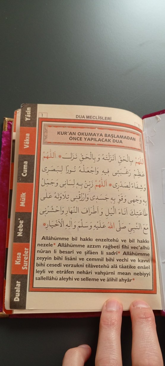 Kadife Kapaklı Pembe Dini Kitap - Görsel 3