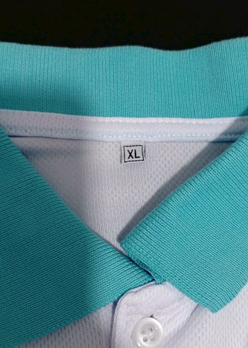 Düğmeli Beyaz Erkek Polo Tişört - Görsel 2