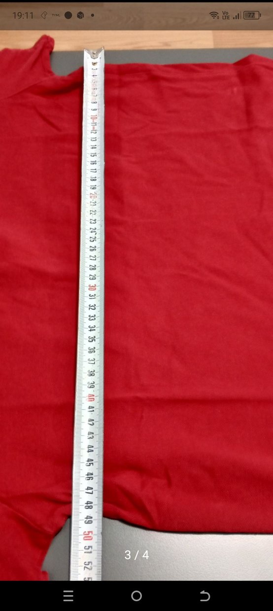 Kırmızı Kısa Kollu Polo Tişört - Görsel 3