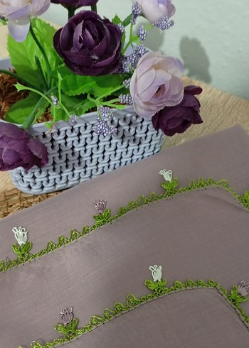 iğne oyalı yazma yemeni - Görsel 5