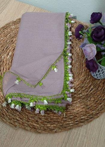 iğne oyalı yazma yemeni - Görsel 2