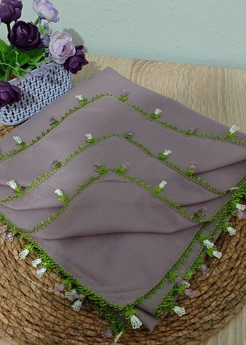 iğne oyalı yazma yemeni - Görsel 4