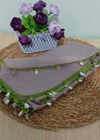 iğne oyalı yazma yemeni - Görsel 3