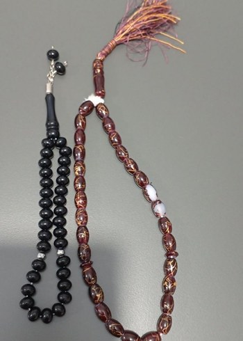 Siyah Kahvetengi Tesbih Seti