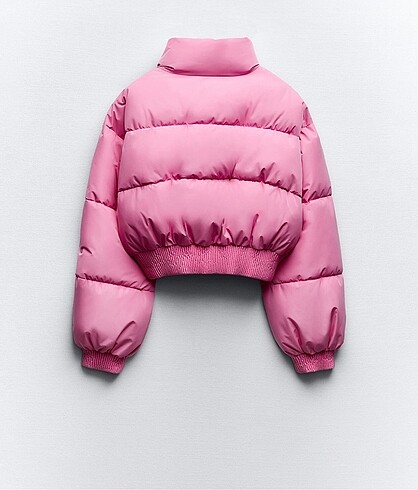 Zara zara pembe şişme mont