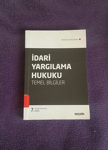 İdari Yargılama Hukuku Temel Bilgiler - Ramazan Çağlayan 