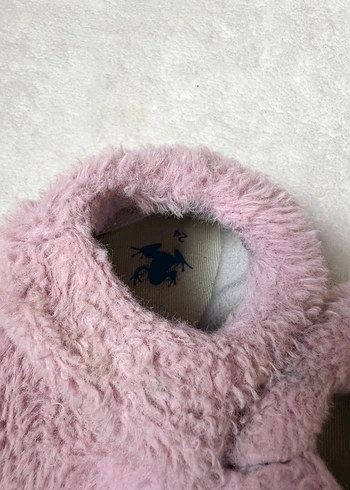 Kız Çocuk Pembe Polar Ev Terliği - Görsel 3