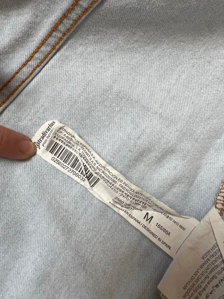 Kadın Mavi Düğmeli Denim Ceket - Görsel 3