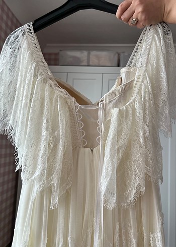 Özel Dikim Bohem Uzun A Kesim Gelinlik - Görsel 5