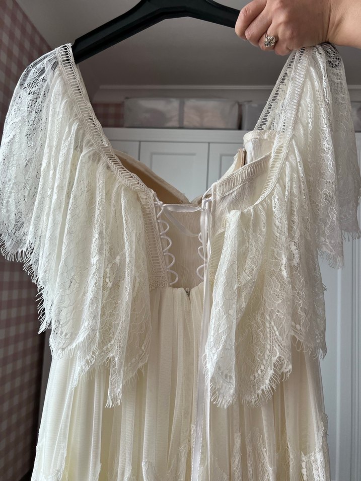 Özel Dikim Bohem Uzun A Kesim Gelinlik - Görsel 5