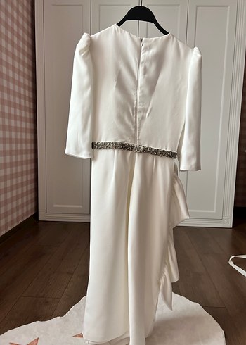 Özel dikim nişan elbisesi - Görsel 5