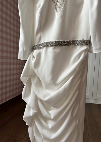 Özel dikim nişan elbisesi - Görsel 2