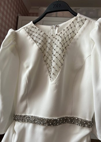 Özel dikim nişan elbisesi - Görsel 3