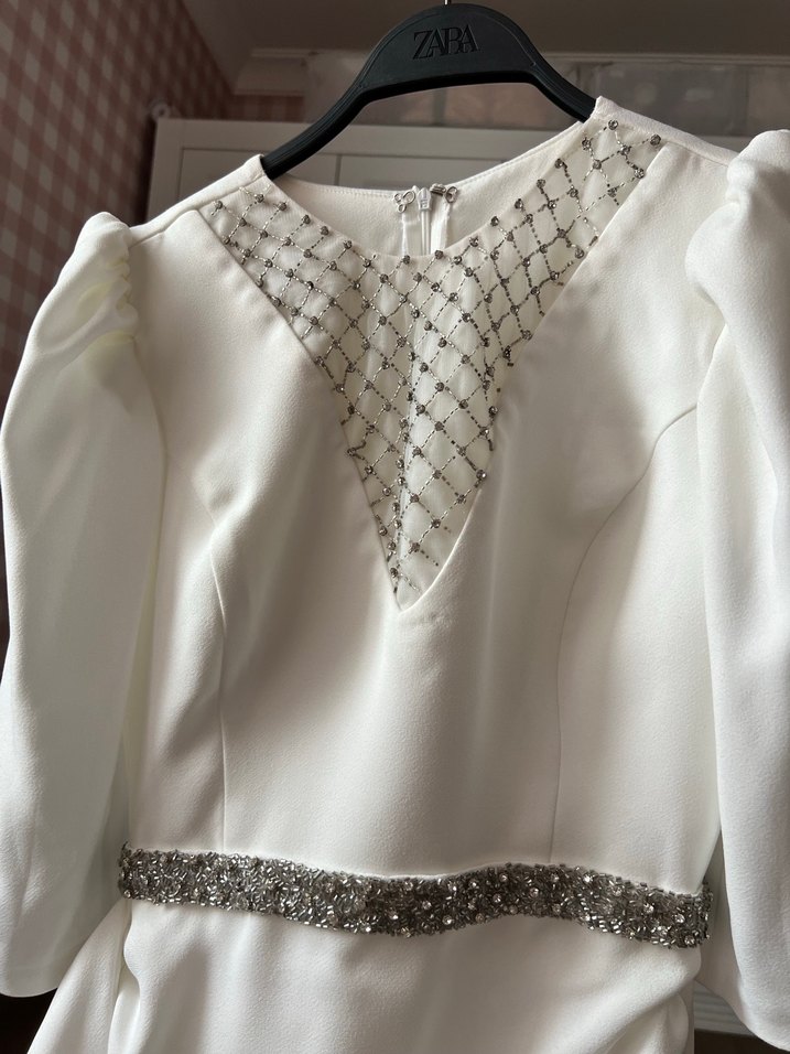 Özel dikim nişan elbisesi - Görsel 3