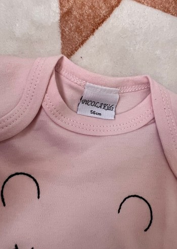 Uzun Kollu Pembe Bebek Body - Görsel 2