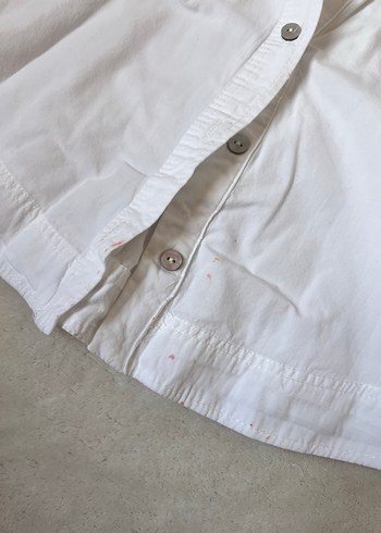 Zara Çocuk Beyaz Nakışlı Uzun Kollu Gömlek - Görsel 3