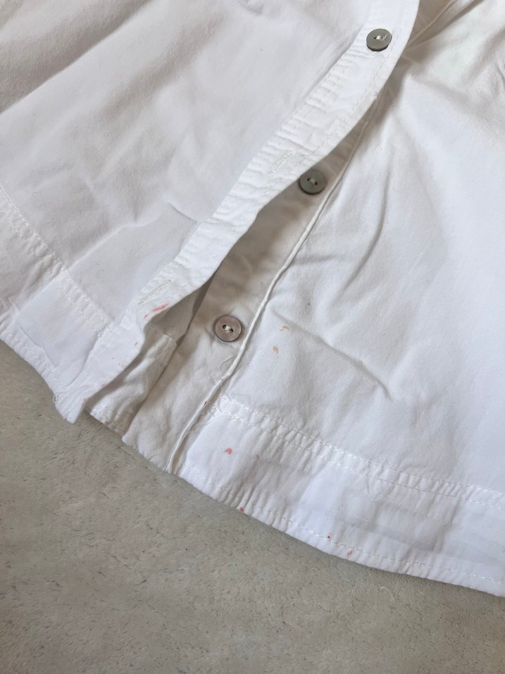 Zara Çocuk Beyaz Nakışlı Uzun Kollu Gömlek - Görsel 3