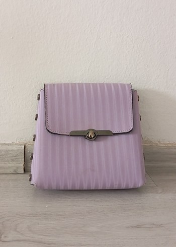 Beden Zincir Detaylı Pembe Kadın Çanta