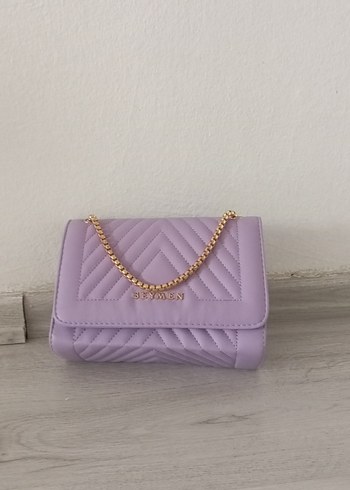 Diğer Zincir Detaylı Pembe Kadın Çanta