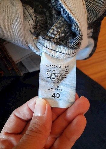 l Beden lacivert Renk Kadın kot pantolon