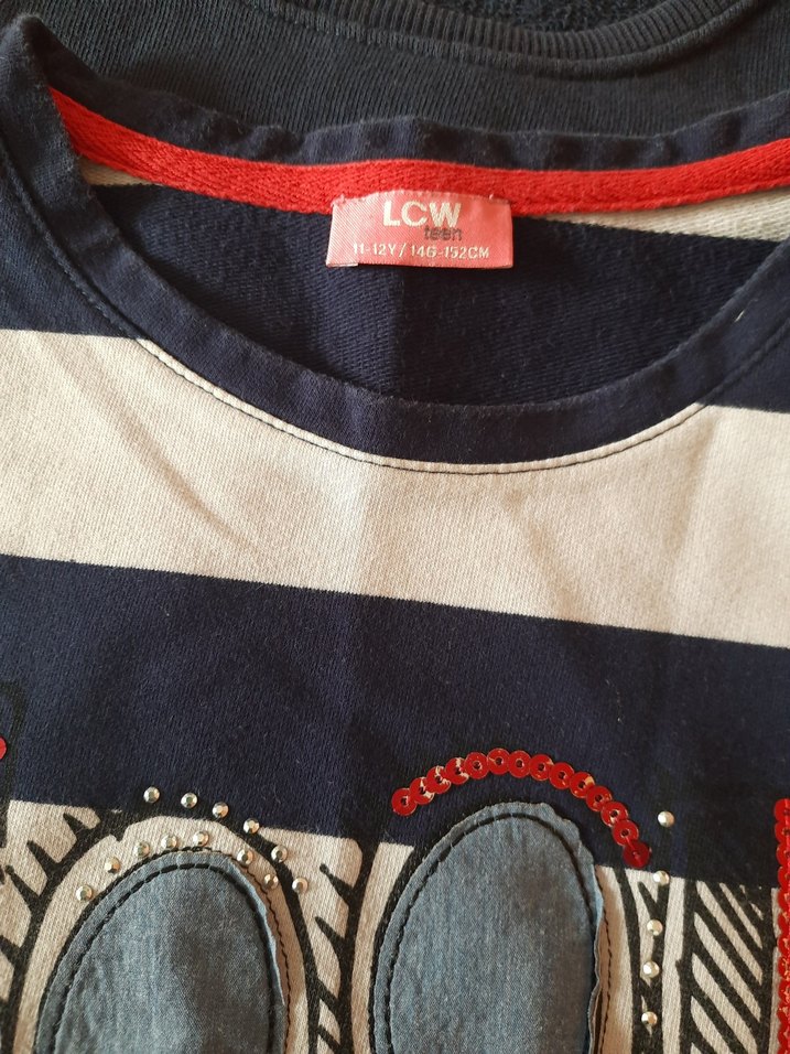 Gri Fitilli Erkek Sweatshirt - Görsel 2