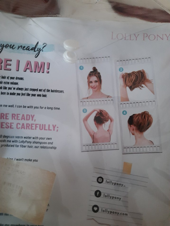 sentetik topuz Saç Tokası - Görsel 4