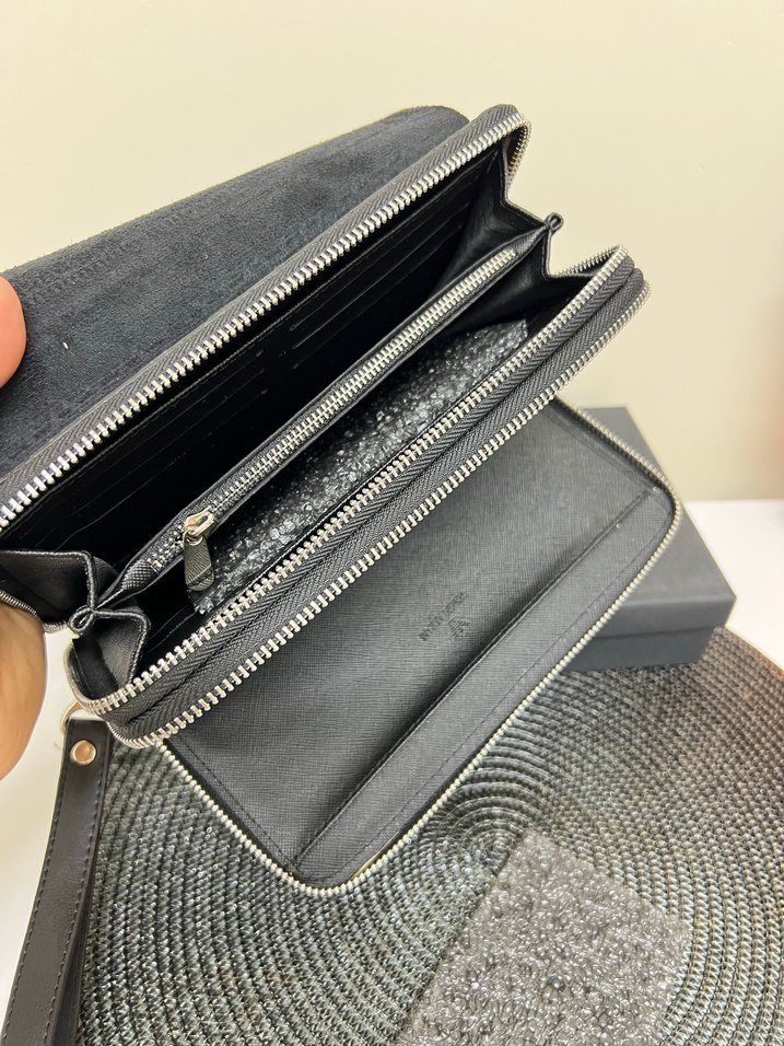 Siyah Armani Baskılı Erkek Cüzdan - Görsel 4