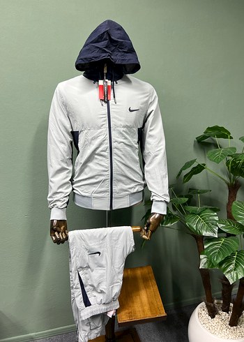 Gri Erkek Spor Yağmurluk - Görsel 2