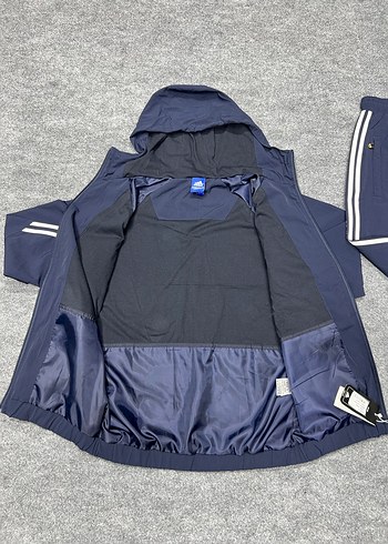 Erkek  Lacivert Kapüşonlu Eşofman Takımı - Görsel 8