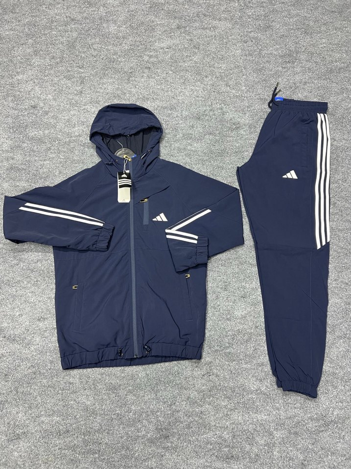 Erkek  Lacivert Kapüşonlu Eşofman Takımı - Görsel 5