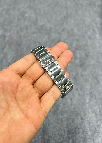 Gri Metal Erkek Saat Kayışı - Görsel 3