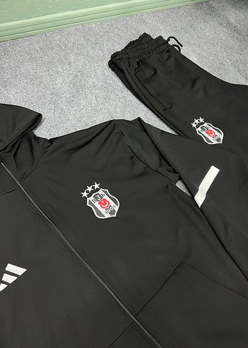 Siyah  Eşofman Takımı, Regular Fit, Uzun Kollu - Görsel 4