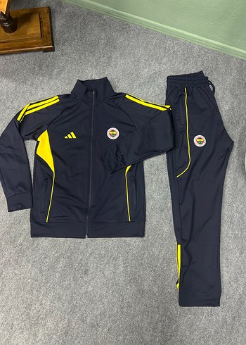 Sarı Uzun Kollu Yüksek Yakalı Eşofman - Görsel 2