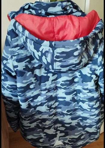 Decatlon Erkek Mavi Fermuarlı mont biz severek giydik.bize ufak - Görsel 2