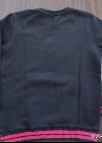 Gri Erkek Çocuk Oversize Triko Sweatshirt 7-8 yaş çok iyi durumd - Görsel 3