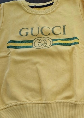 Sarı Erkek Çocuk Pamuklu Sweatshirt 7-8 yaş swat - Görsel 2