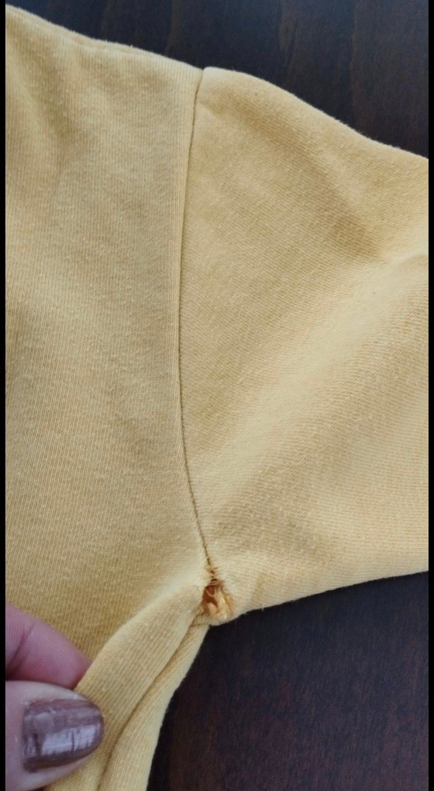 Sarı Erkek Çocuk Pamuklu Sweatshirt 7-8 yaş swat - Görsel 4