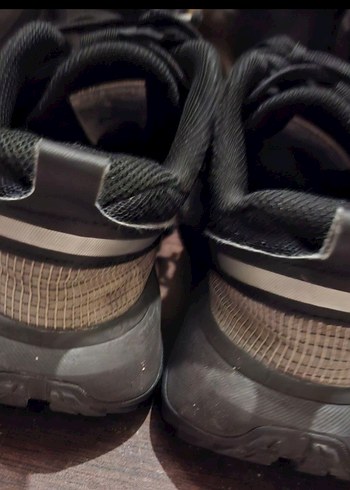 Erkek Siyah Goth Spor Ayakkabı decatlon sorunsuz kullanılmış - Görsel 4