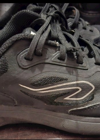 Erkek Siyah Goth Spor Ayakkabı decatlon sorunsuz kullanılmış - Görsel 3
