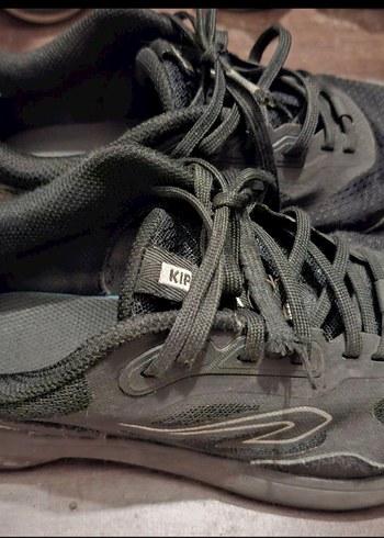 Erkek Siyah Goth Spor Ayakkabı decatlon sorunsuz kullanılmış - Görsel 2