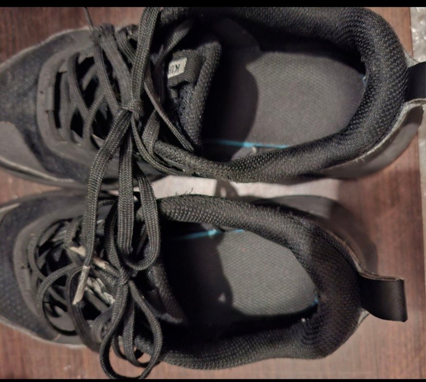Erkek Siyah Goth Spor Ayakkabı decatlon sorunsuz kullanılmış - Görsel 5