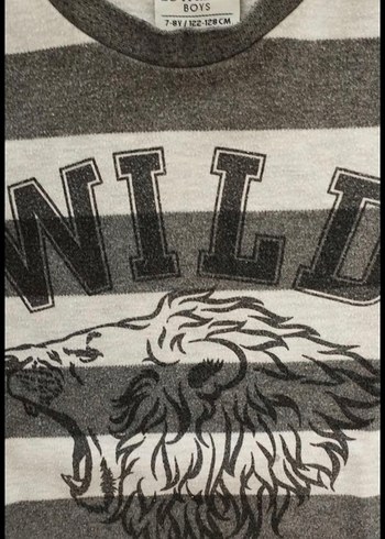 Gri Erkek Çocuk Uzun Kollu Sweatshirt 7-8 yaş - Görsel 3