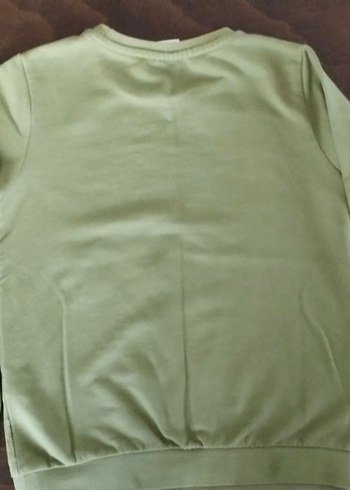 Düğmeli Yeşil Erkek Sweatshirtlw lc waikiki az giyildi - Görsel 6