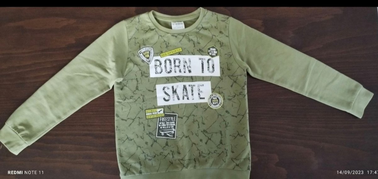 Düğmeli Yeşil Erkek Sweatshirtlw lc waikiki az giyildi - Görsel 2