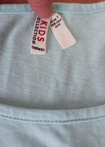 Kız Çocuk Turkuaz Püsküllü Atlet defacto 1 yada 2 giyildi - Görsel 2