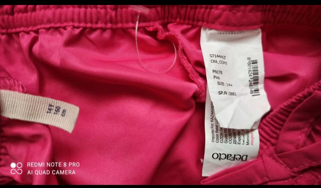 Kız Çocuk Pembe Deniz Şort geçen yıl aldım bu yıl beden uymadı - Görsel 3